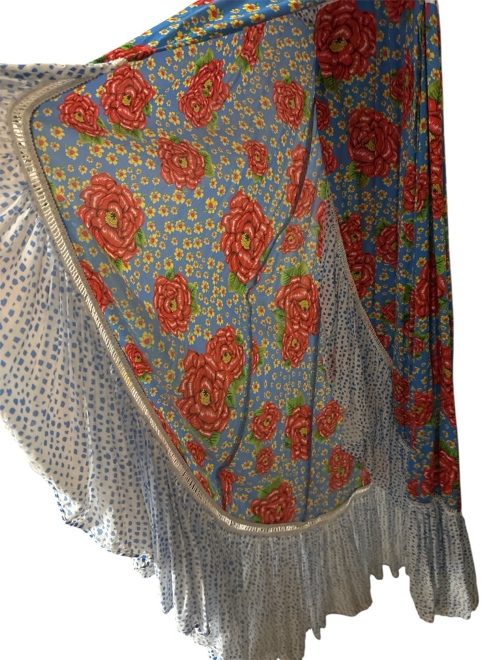 Farm Rio x Anthropologie Susanne Maxi Wrap Dress Sz Medium HTF - Picture 11 of 12